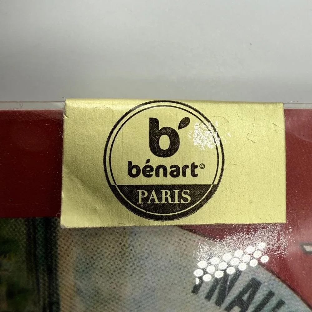 Benart Paris Vintage French Poster Cork Back Coasters Set of 6 Chat Noir‎ New